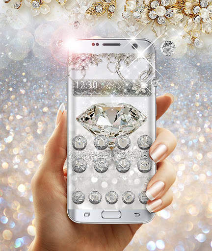 luxury diamond launcher theme screenshot 3
