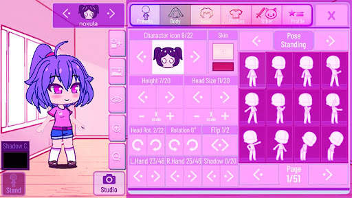 Gacha life Outfits Ideas Nox screenshot 1