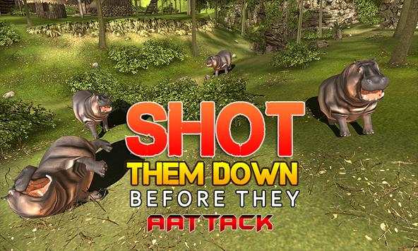 Angry Hippo Hunter Simulator screenshot 4