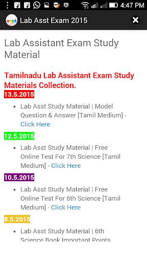 LabAsst Exam 2015 screenshot 2
