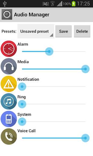 Audio Manager screenshot 1