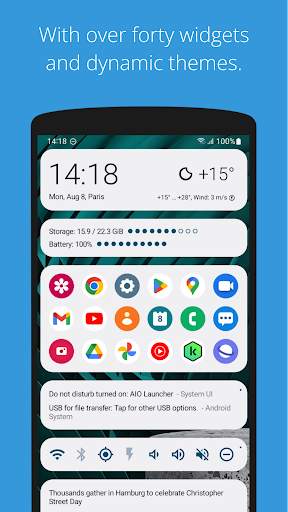 AIO Launcher screenshot 3
