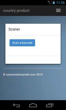 Country Product Barcode scaner screenshot 8