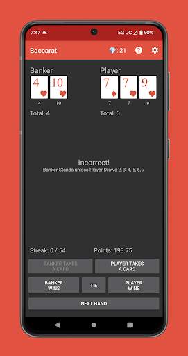 Learn Baccarat screenshot 2