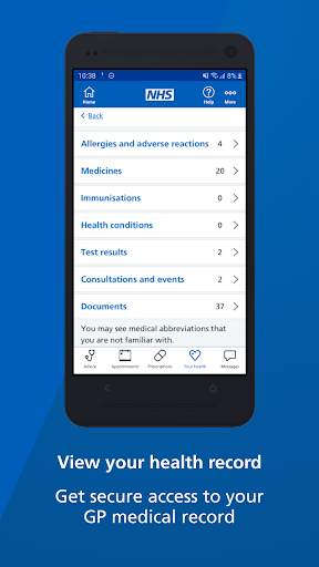 NHS App screenshot 5