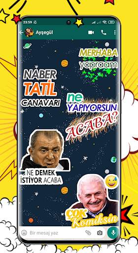 Mizah Sticker Komik Whatsapp Sticker - StickerWaps screenshot 4
