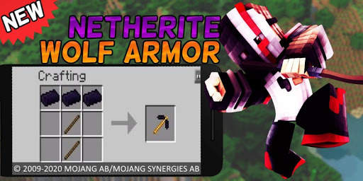 Nethrite Armored Wolf Mod for MCPE [Nether Wolf] screenshot 6