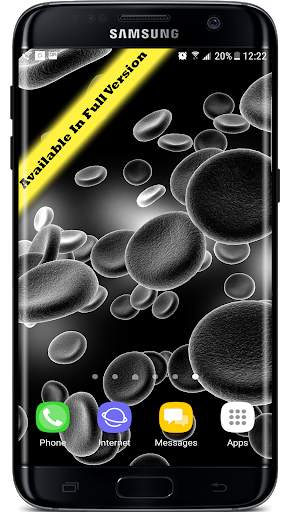 Blood Cells Particles 3D Parallax Live Wallpaper screenshot 2