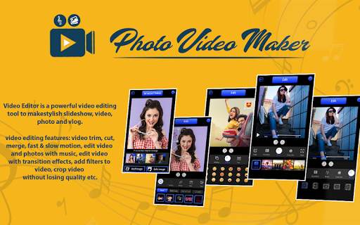 Photo Video Maker With Music & Video Status Maker screenshot 1