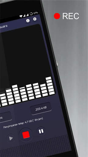 Audio recording application screenshot 3