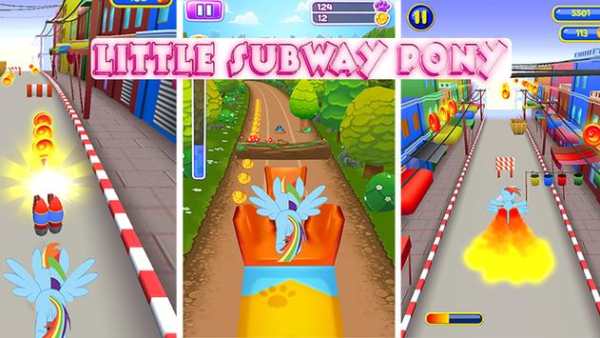 Little Subway Rush Pony Adventure MLP screenshot 1
