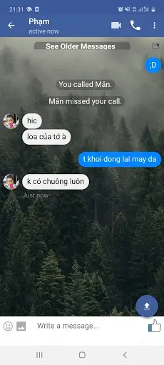 Messenger & video call for Facebook screenshot 1