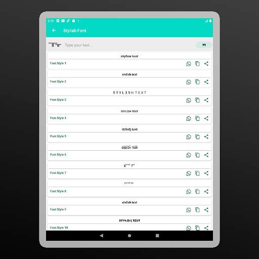 Stylish Fonts screenshot 10