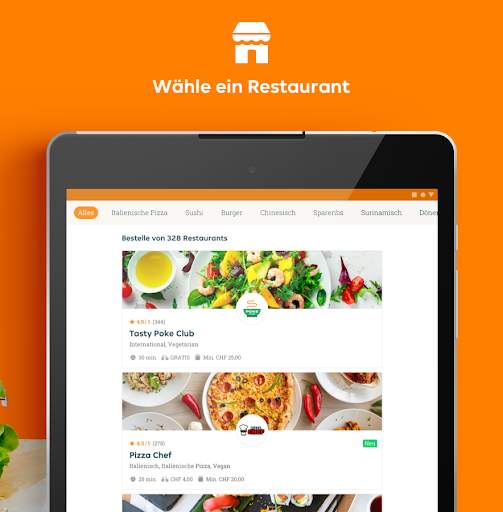 Just Eat Schweiz - Essen online bestellen screenshot 8
