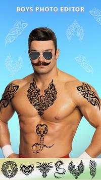 Photo Editor Suit – Hair style, Beard,Tattoos screenshot 5