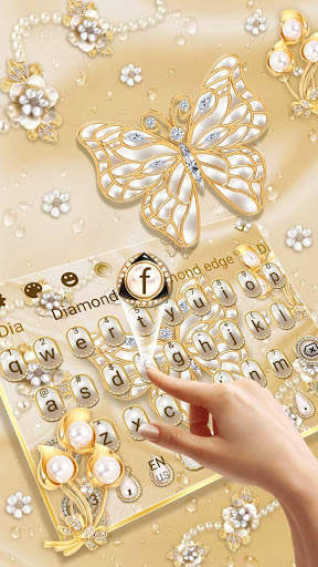 Diamond Butterfly Keyboard screenshot 2
