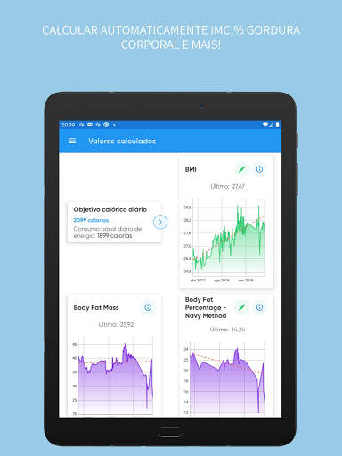 Monitora medidas corporais screenshot 9