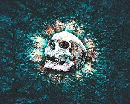 Neon Tech Skull 3D Themes Wallpapers screenshot 5