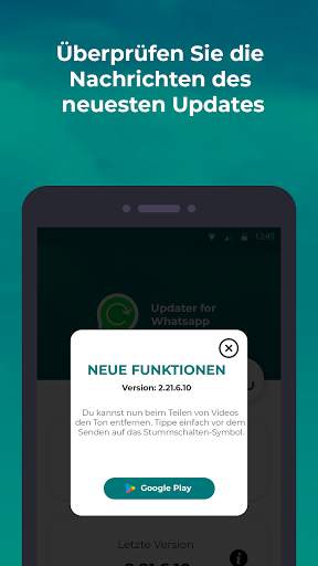 Aktualisieren für WhatsApp screenshot 3