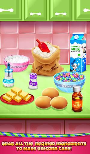 Birthday Cake - Unicorn Food Fever screenshot 2