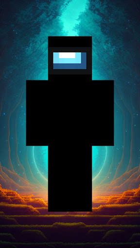 Black Skin for Minecraft screenshot 3