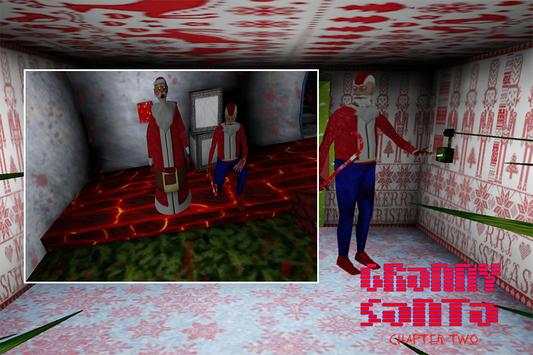 Horror Granny SantaC Snow Chapter 2 scary House screenshot 4