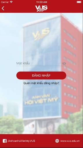 VUS Student Portal screenshot 5