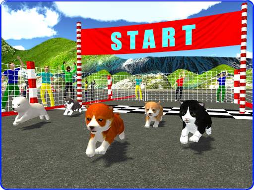 Cute Puppy Dog Racing Sim 2017 screenshot 6
