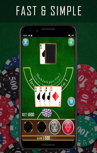 Blackjack 21 - Offline & Free screenshot 3