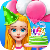 Girls Birthday Party Design icon