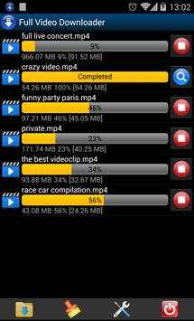 Full Video Downloader screenshot 1