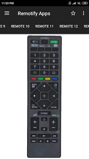 Sony TV Remote Control (20 in 1) screenshot 5