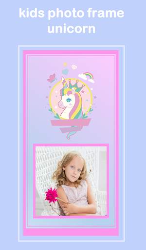 kids photo frame unicorn screenshot 2
