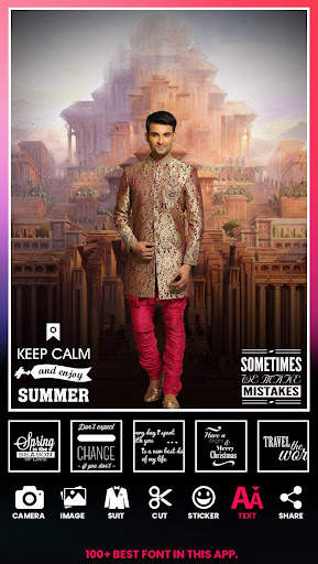 Man Sherwani Photo Suit Editor screenshot 6