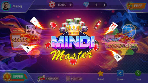 Mindi Master : Muliplayer Indian Card Game screenshot 1
