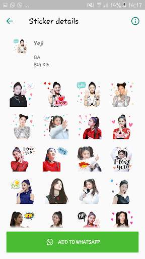 ITZY WAStickerApp Kpop Idol for Whatsapp screenshot 5