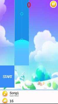SAILOR MOON Piano Tiles screenshot 3