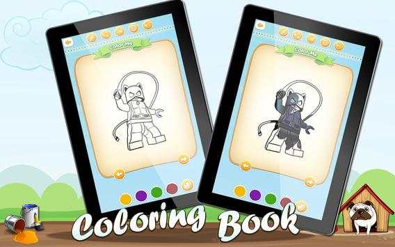 Coloring Lego Superheroes screenshot 2