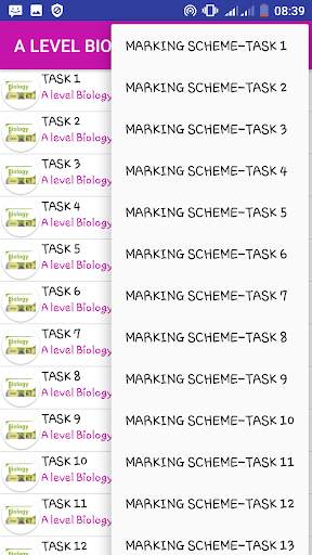 A-level Biology Pastpapers  Marking Schemes screenshot 1
