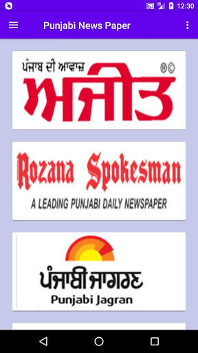 Punjabi News Papers - ePapers screenshot 1
