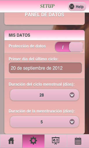 Menstruación fertilidad Pro Lt screenshot 3