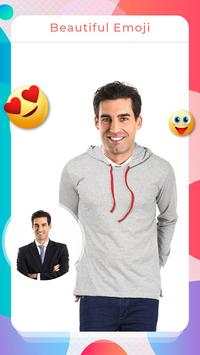 Men Sweatshirt Photo Suit - Photo Montage 2 تصوير الشاشة