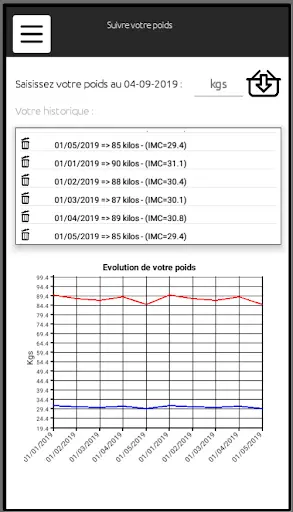 Poids WW screenshot 2