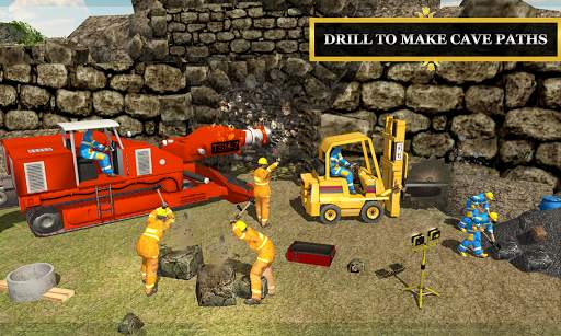 Cave Mine Construction Sim: Gold Collection Game screenshot 4
