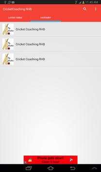 Cricket Coaching RHB screenshot 4