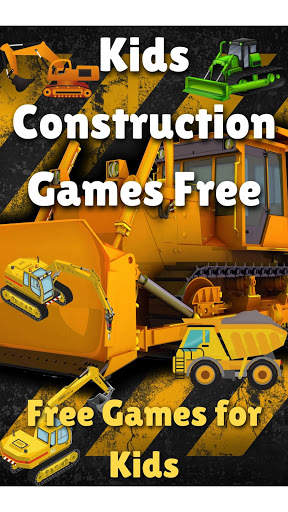 Kids Construction Truck Games screenshot 1