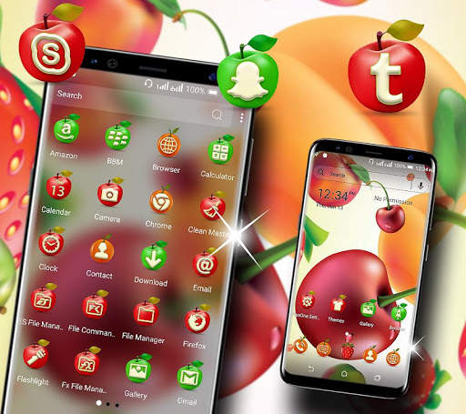 Fruit Launcher Theme screenshot 2