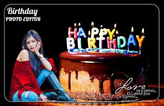 Happy Birthday Photo Editor screenshot 1