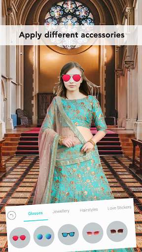 Bridal Lehenga Choli Photo Editor 3 تصوير الشاشة