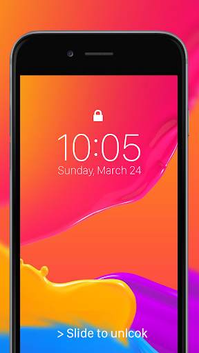 Lock Screen iOS 13  - HD Wallpapers 2 تصوير الشاشة